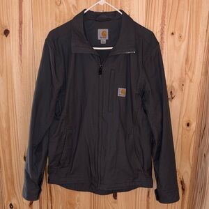 Carhartt Men’s Crowley Dark Gray Lightweight Zip-Front Jacket